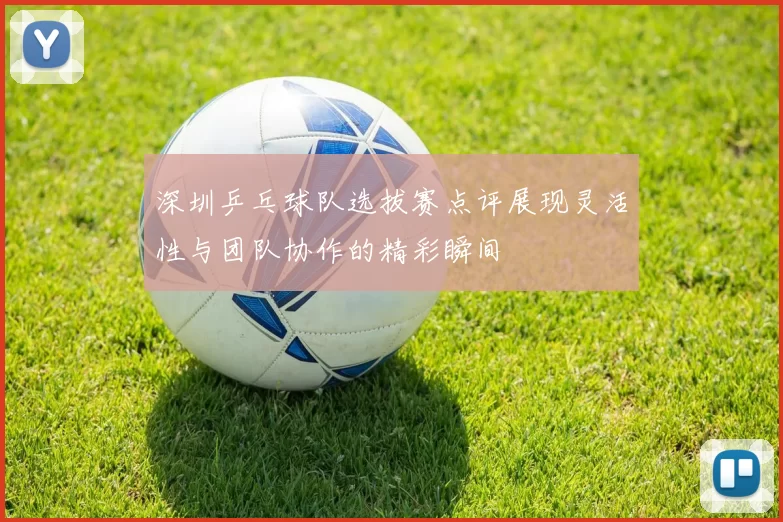 深圳乒乓球队选拔赛点评展现灵活性与团队协作的精彩瞬间