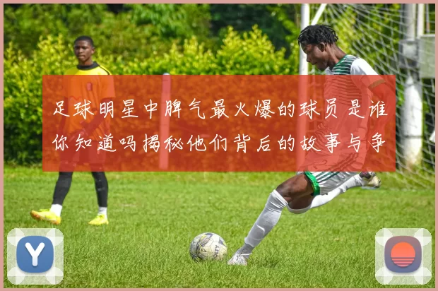 足球明星中脾气最火爆的球员是谁你知道吗揭秘他们背后的故事与争议